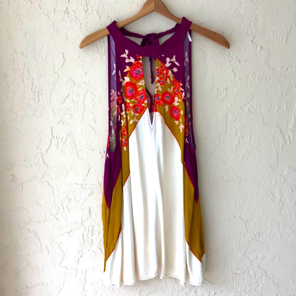 Free People boho tank top medium oversized